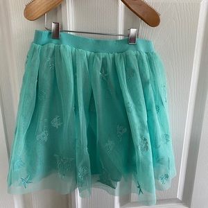 Hanna Andersson / Disney Tulle Ariel Skirt Sz 5